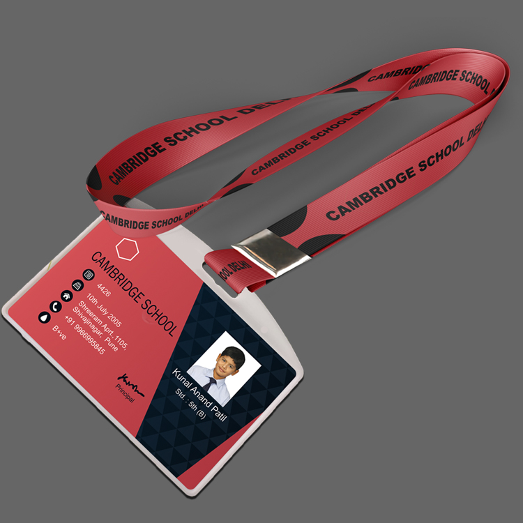 Pasting Horizontal  Holder with Digital Lanyard
