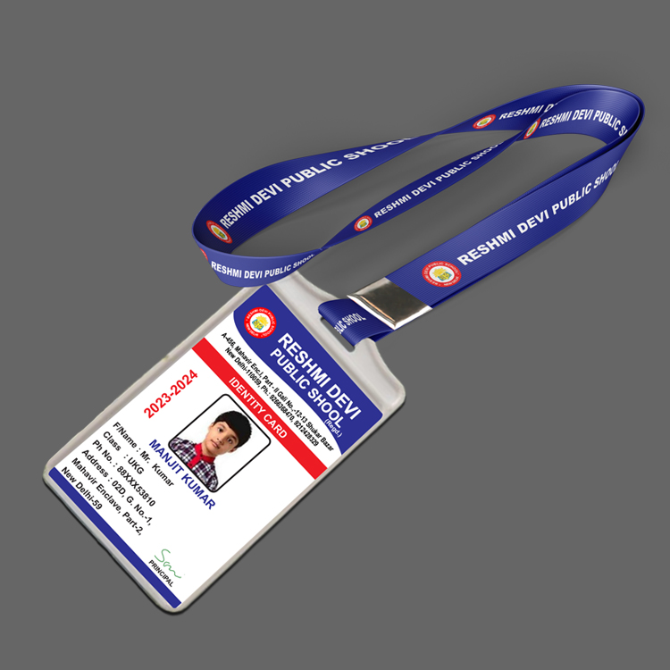 Vertical  Chemical Holder with digital lanyard 