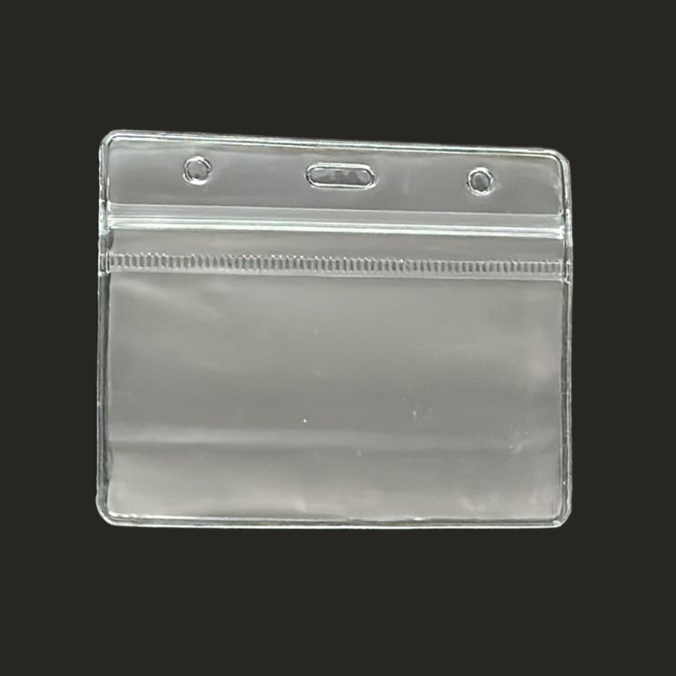 Id card Pouch zipper Horizontal 